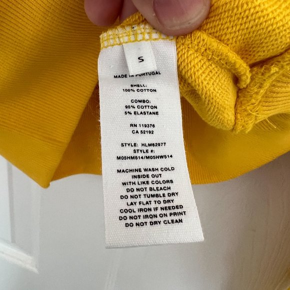 Helmut Lang Yellow NY Hoodie Sweatshirt - Picture 10 of 11